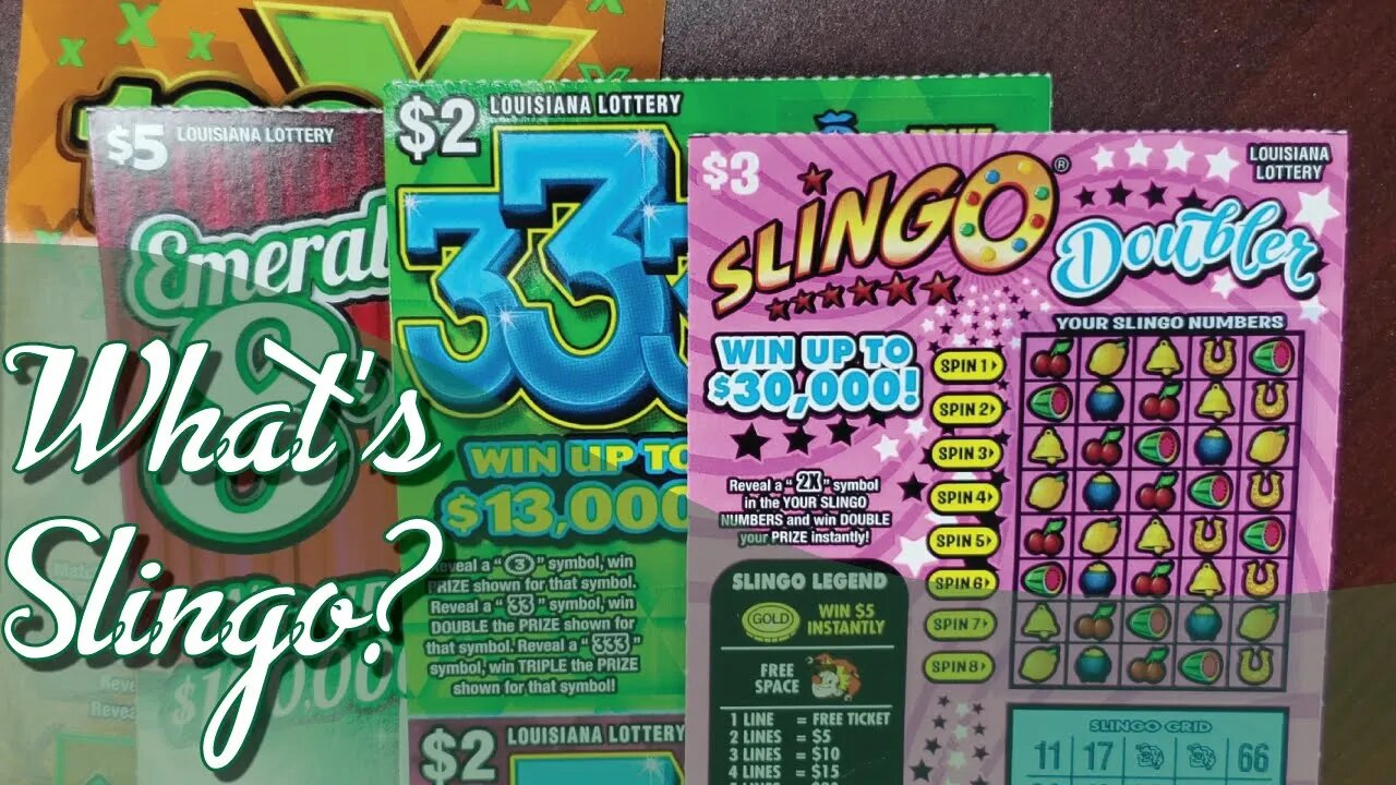 What's Slingo❓ | Buy-U Scratchers | Louisiana Lottery