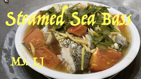 Steamed Sea Bass