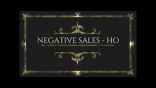 Negative Sales - HO