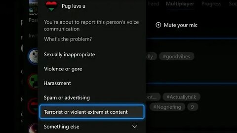 Telling Random People on Xbox Live That I Reported Them