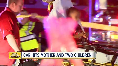 Mother, two children hit by car on S. Dale Mabry Highway