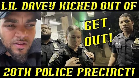 Frauditor Little DaveyBoy Kicked out of 20th Police Precinct!