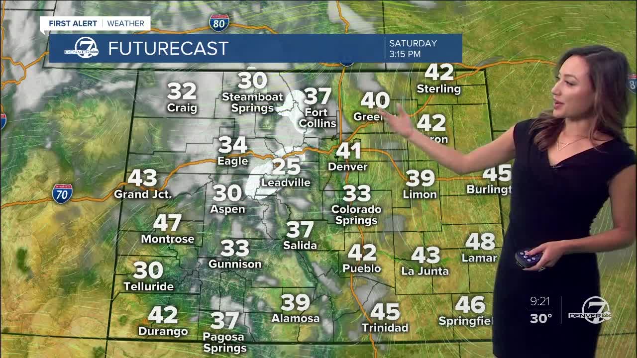 Cooler Saturday, with more mountain snow tonight