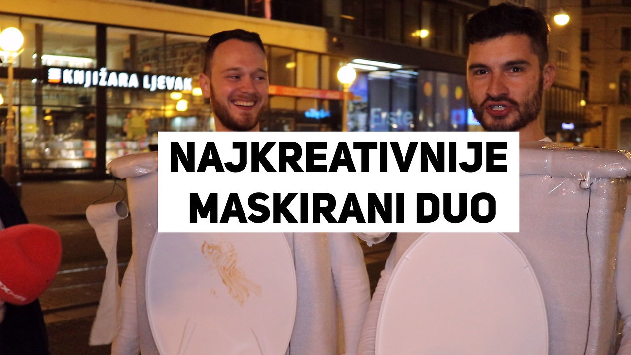 Dvojac koji nas svake godine iznenadi kreativnom Halloween maskom