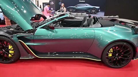 Aston Martin Vantage at the Aston Martin Houston Booth | Anime Matsuri 2023