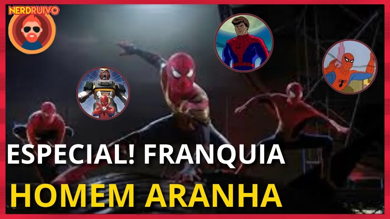 ESPECIAL FRANQUIA DO HOMEM ARANHA NAS ANIMAÇÕES SÉRIES DE TV E CINEMAS