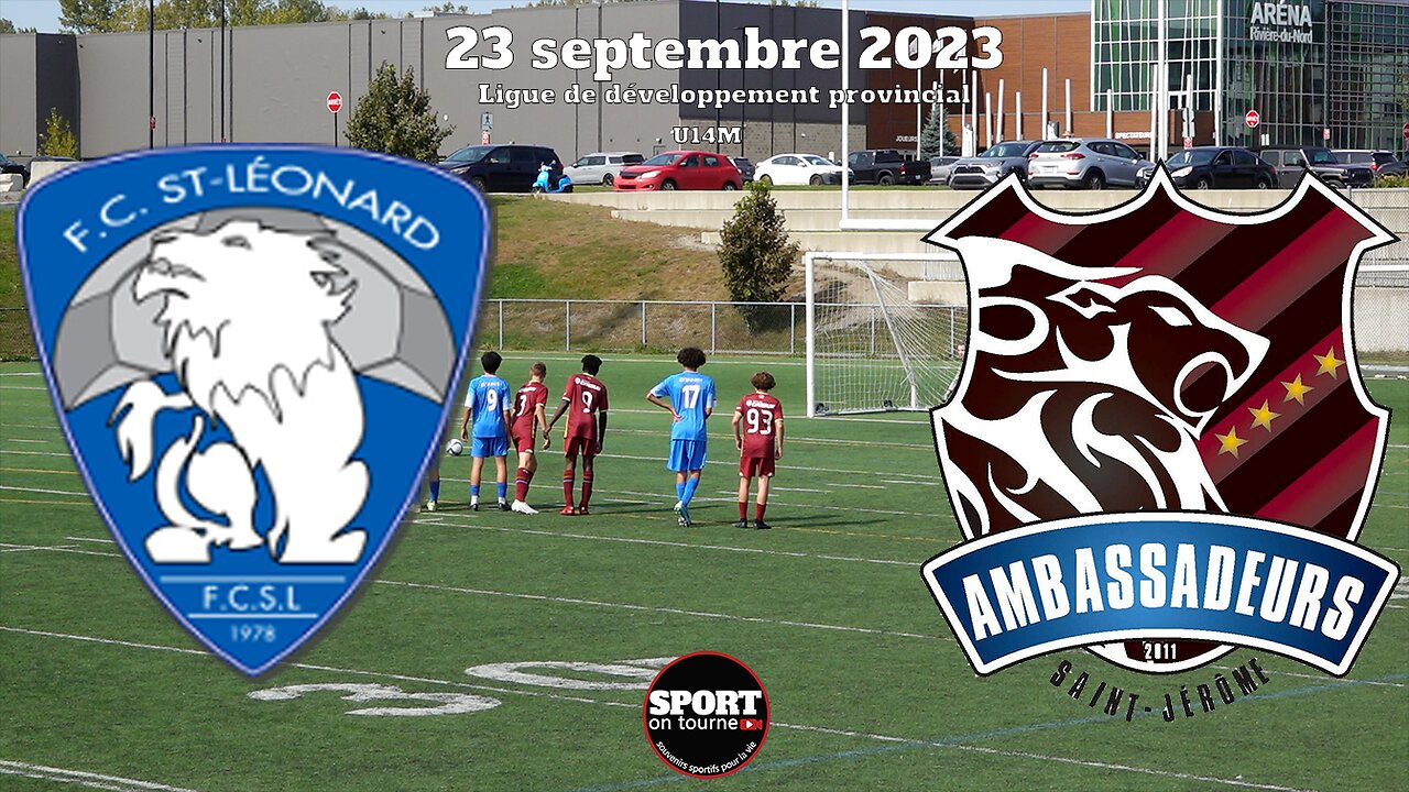 Faits saillants - Match du 23 septembre 2023 - AS Saint-Léonard VS Ambassadeurs de Saint-Jérôme