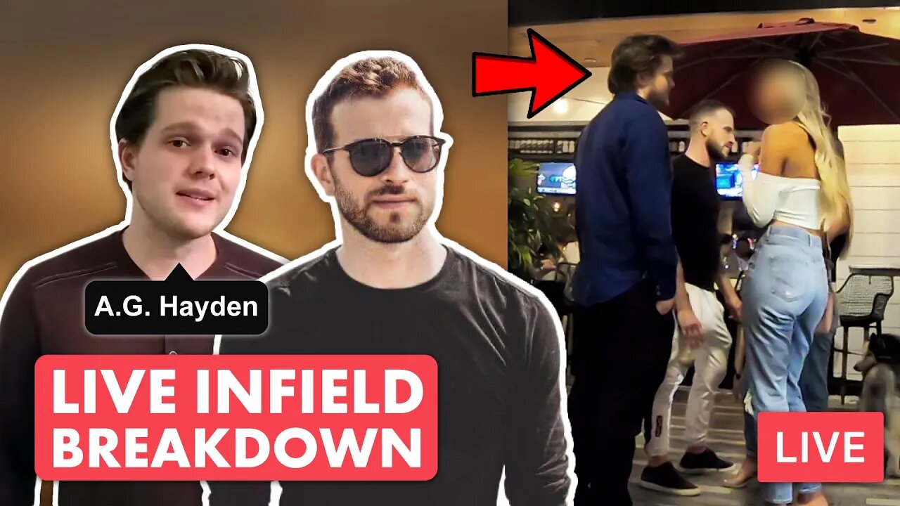 @A.G. Hayden Roasts My Cold Approach Skills (LIVE Infield Breakdown)