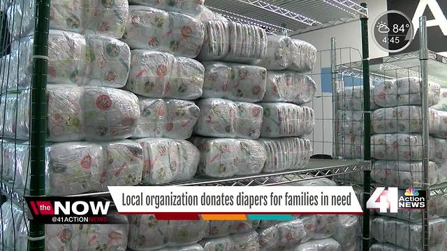 Diaper bank gives low-income families diapers