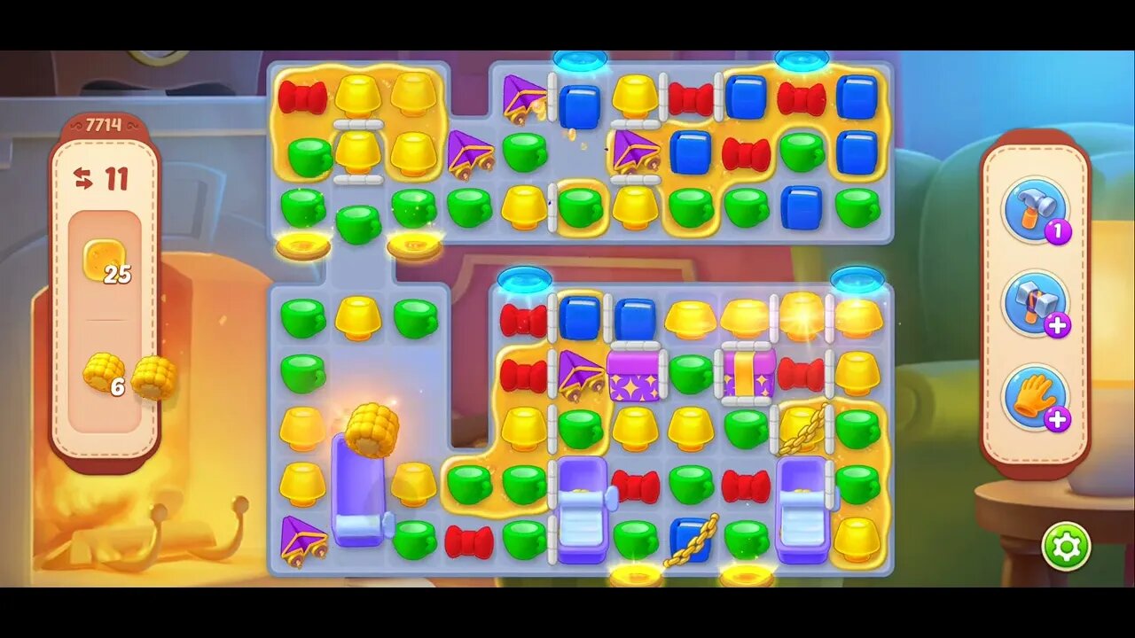 Playrix Homescapes Gameplay Walkthrough Level 7714