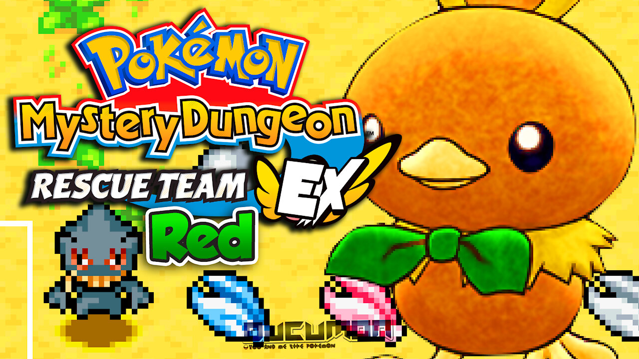 Pokemon Mystery Dungeon Red Rescue Team EX - QOL GBA Hack ROM has New Starter and other changes