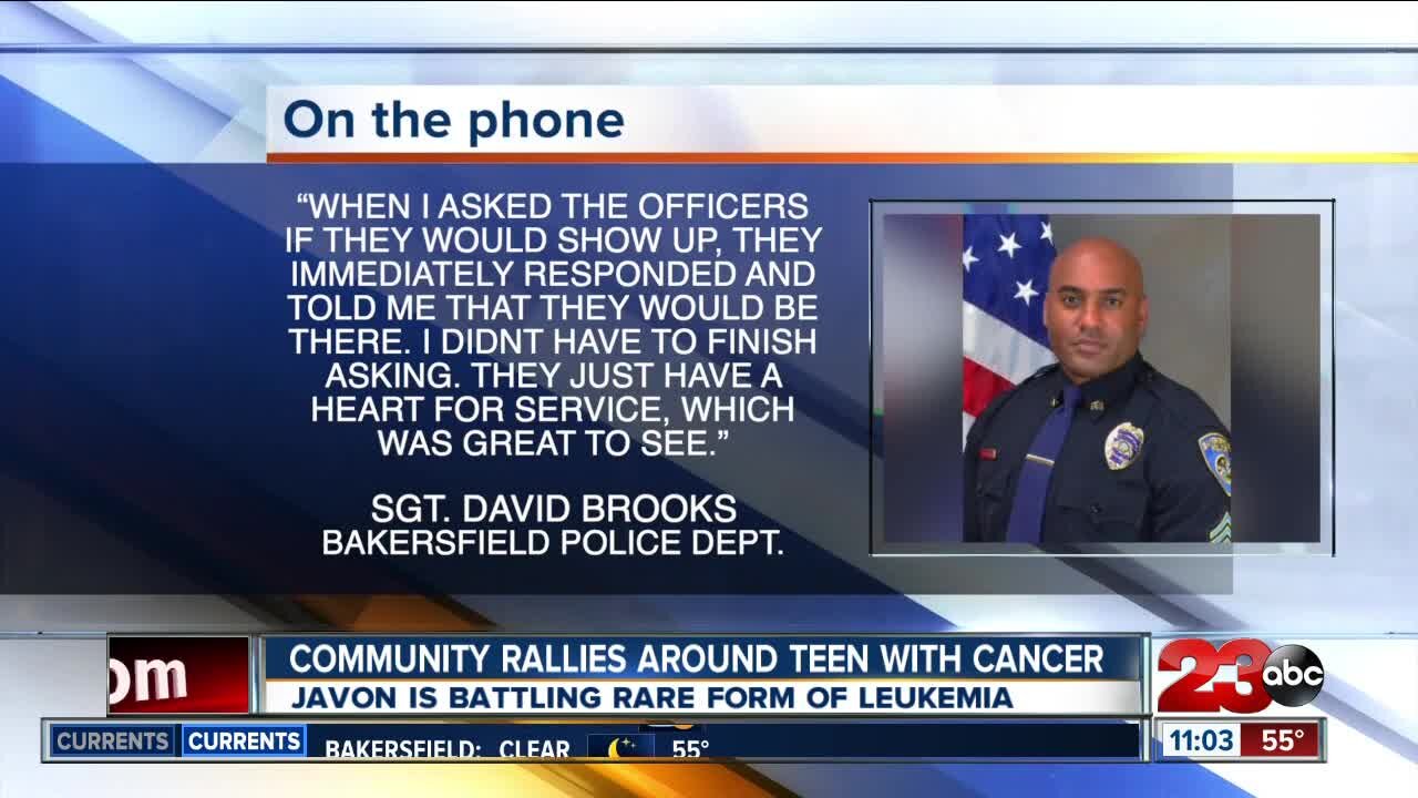 BPD helps a local boy in his fight against cancer