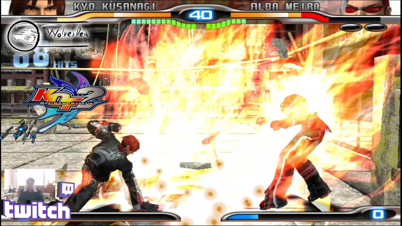 (PS2) KOF Maximum Impact 2 - 05 - Kyo Kusanagi - Lv Maniac - Comboing is fun