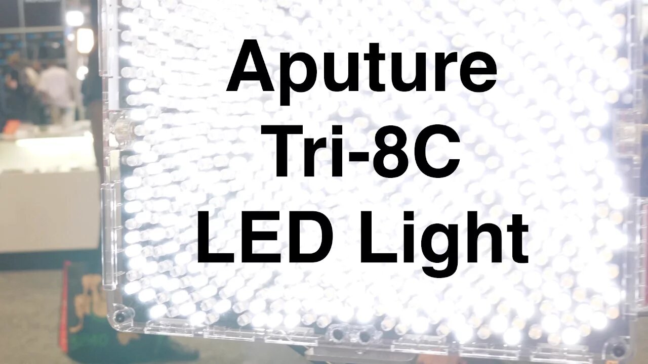 Aputure Amaran Tri-8C LED Panel Light - NAB 2017