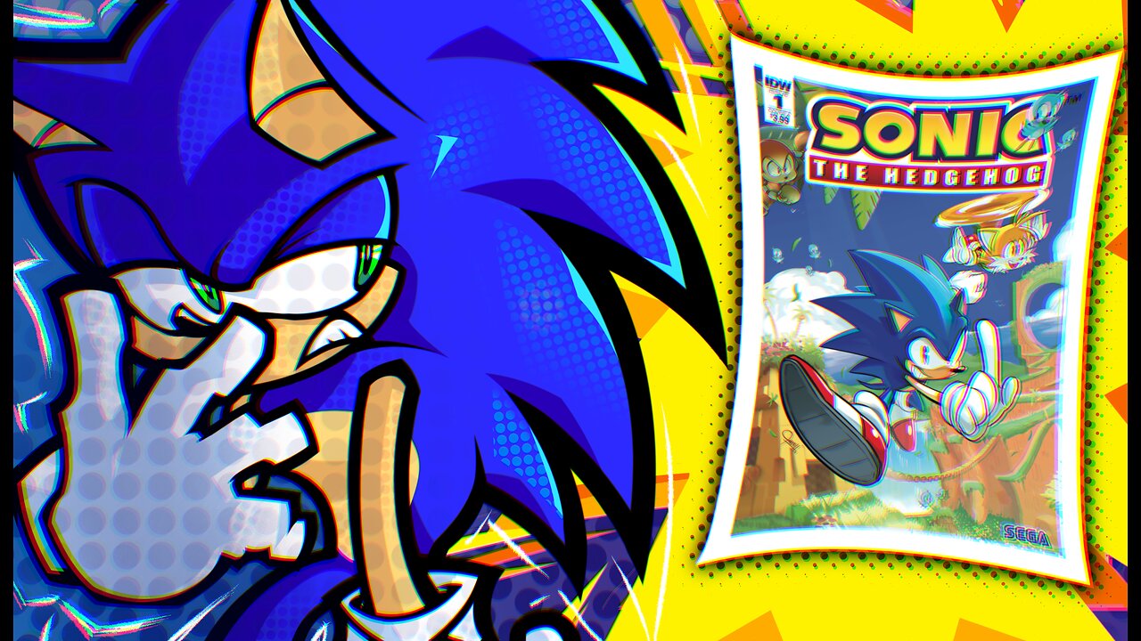 Sonic Comics BUT it's read by IDIOTS