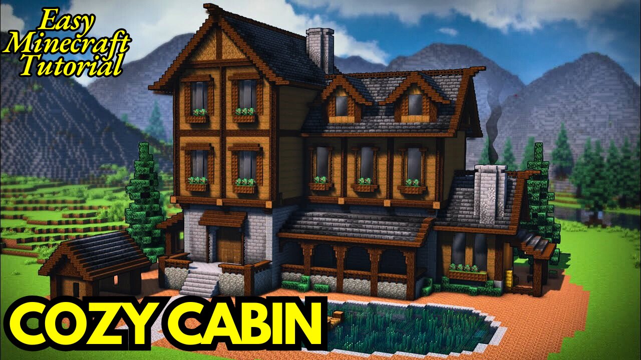 Minecraft: How to Build a Cozy Cabin | Full Tutorial