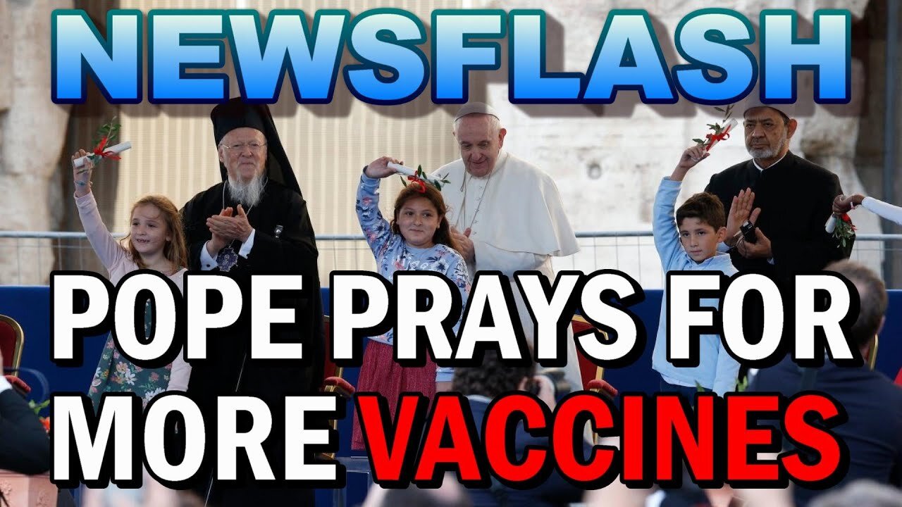 NEWSFLASH: Pope Calls for "More Vaccines", Prays with False Religions on Anniversary of Lepanto!