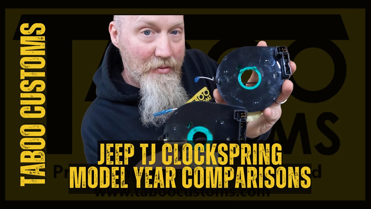 Jeep TJ Comparing Model Year Clockspring Differences