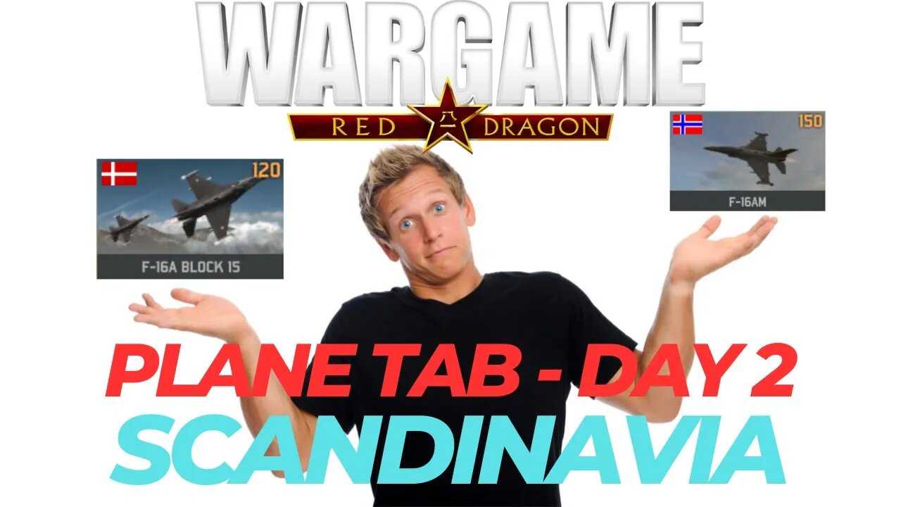 Unit Comparison SCANDINAVIA | Plane Tab Part 2 - Wargame Red Dragon