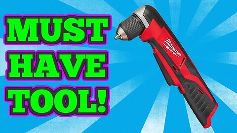 Get Into Tight Spots With This Milwaukee Right Angle Drill!
