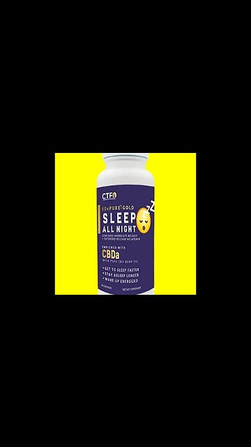 THE BENEFITS FOR CTFO 10xPURE - GOLD SLEEP ALL NIGHT