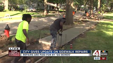 KCMO provides update on GO Bond sidewalk repairs