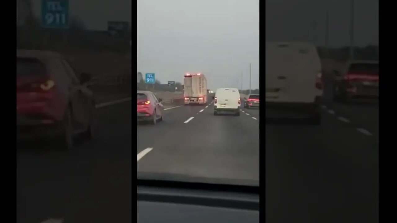 Road Rage Ends In Crash #shortvideo