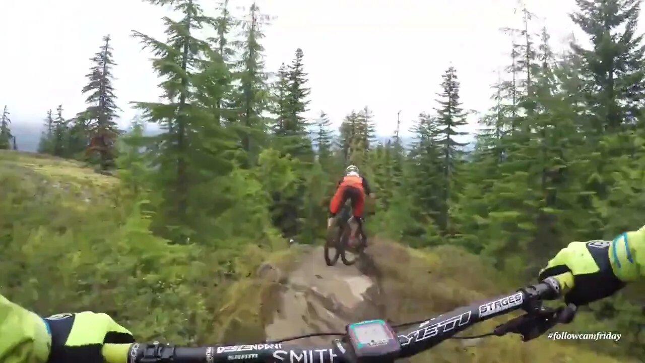 Mountain Biking the lower Whistler Bike Park