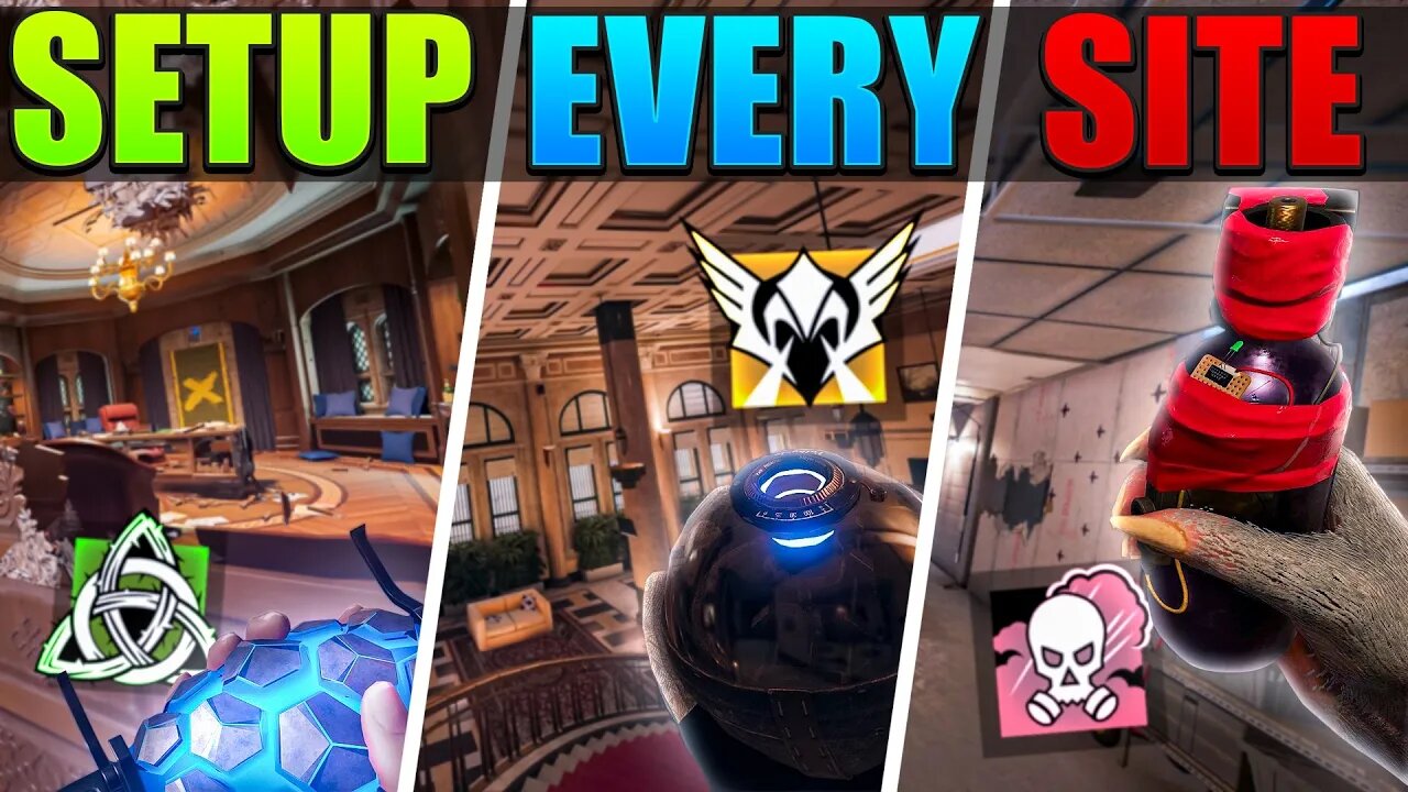 The BEST Site Setup For EVERY Bombsite In Rainbow Six Siege