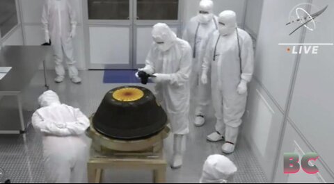 Returned Asteroid Sample Canister Contains Way More Asteroid Than Expected