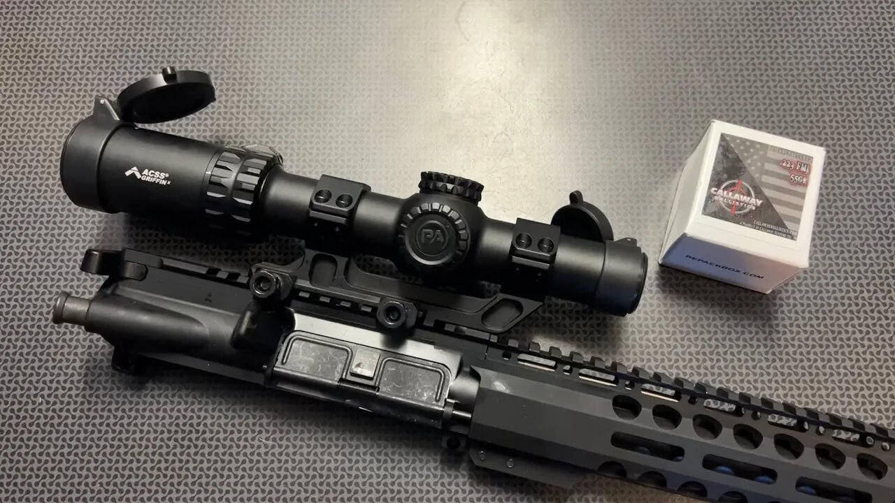 Primary Arms SLx 1-8x24 FFP Illuminated ACSS Griffin X MIL Reticle