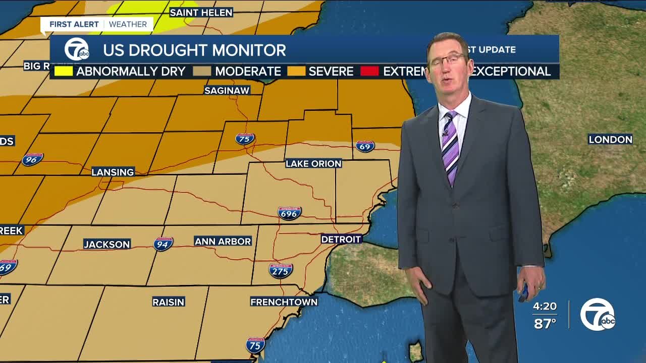 Storms possible by mid evening