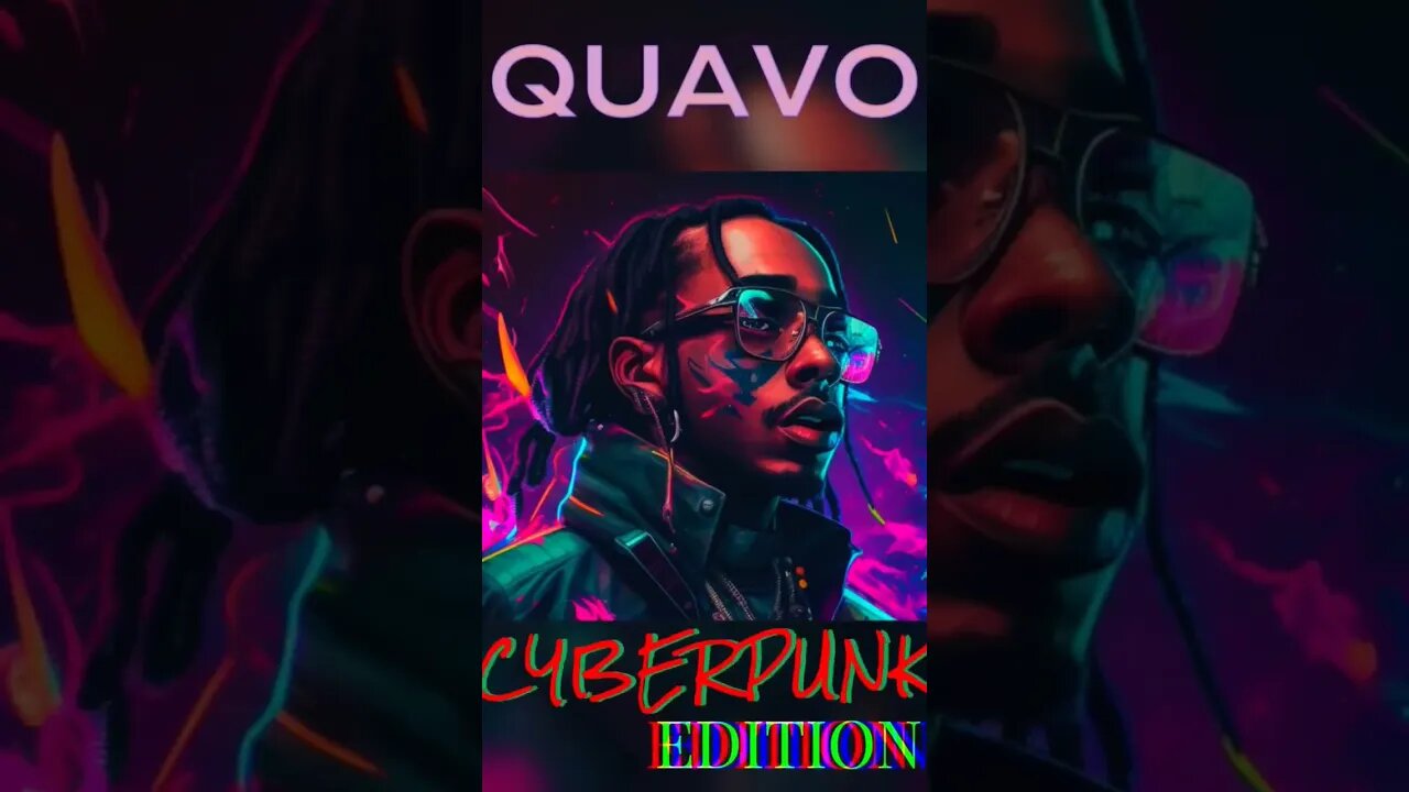 Quavo Cyberpunk Edition #music #migos #rapper