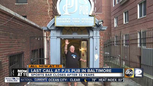 PJ's Pub to close after 32 years