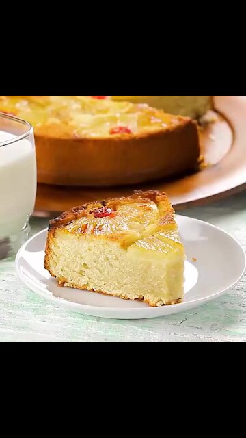 Flipped Pineapple Pie with Cherries