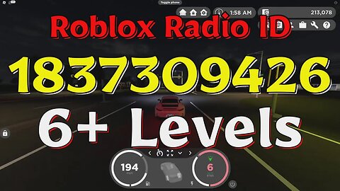 Levels Roblox Radio Codes/IDs