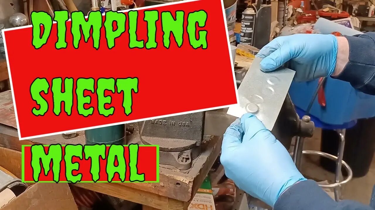 DIY metal dimples