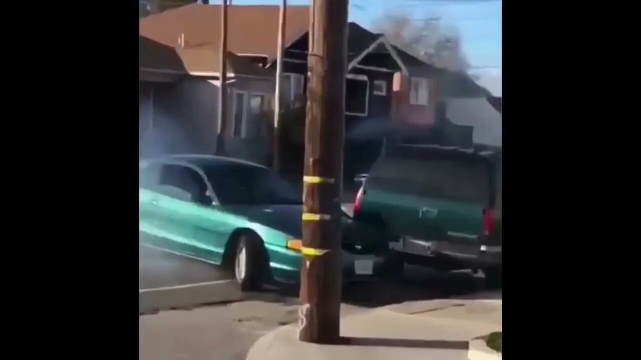 EPIC MUSTANG FAIL #cars #fail #crash #mustang #viral #car #ford #funny #foryou #idiot