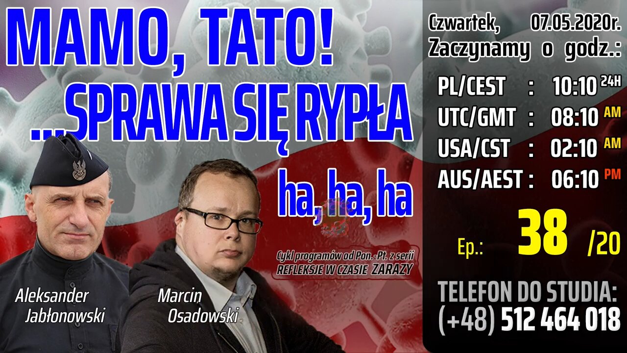 MAMO, TATO! ...SPRAWA SIĘ RYPŁA ha, ha, ha - Olszański, Osadowski NPTV (07.05.2020)