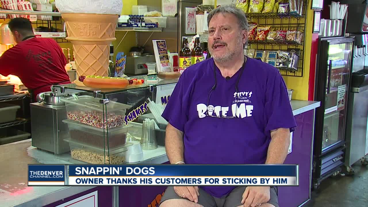 'Cancer thrives on negativity:' Owner of iconic Denver hot dog restaurant beats stage 3 cancer