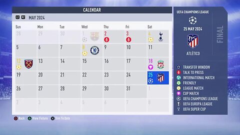 Nottingham Forest S:6 2023-2024 UEFA Champions League Semi-Final Leg 2 VS Barcelona (0-0 Agg)