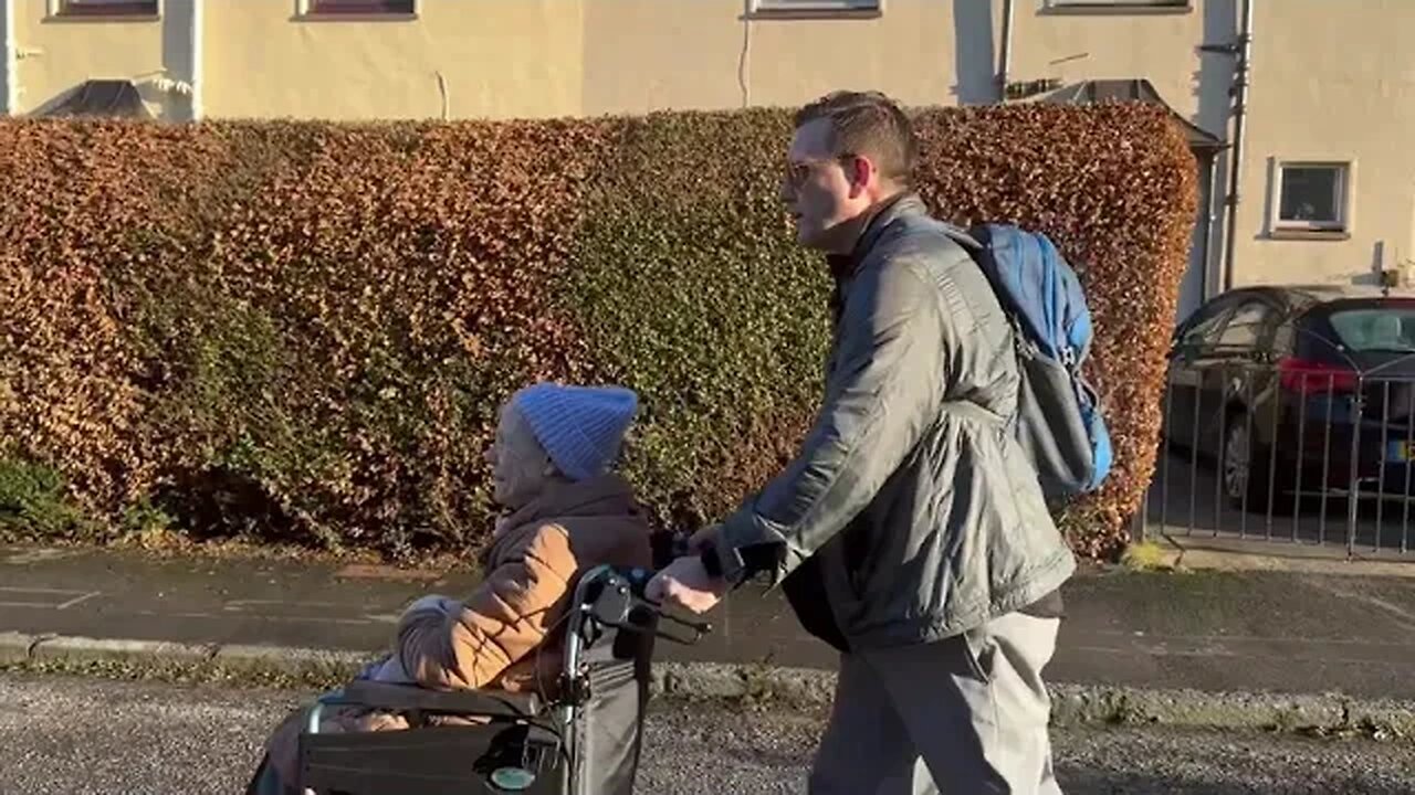 Taking Nan for a walk