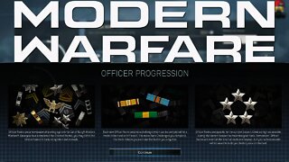 Modern Warfare - Officer Ranks "Prestige" (What Happens!?)