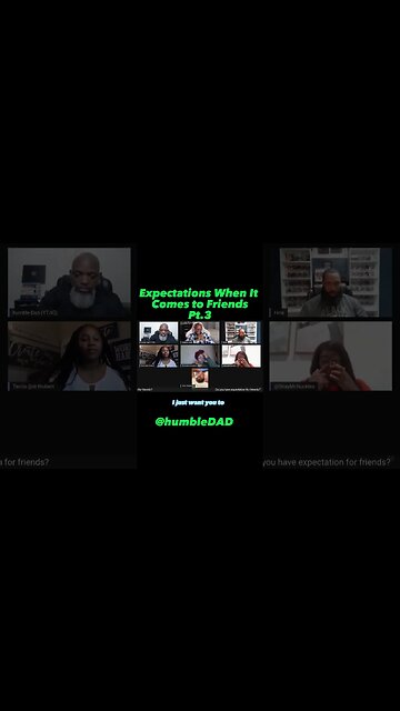 What are the expectations when it comes to friend?