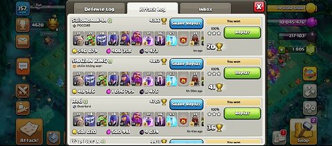 Town Hall 12 OP troops.. My Fav Combination of BoWitch + Bat Spell🔥🔥