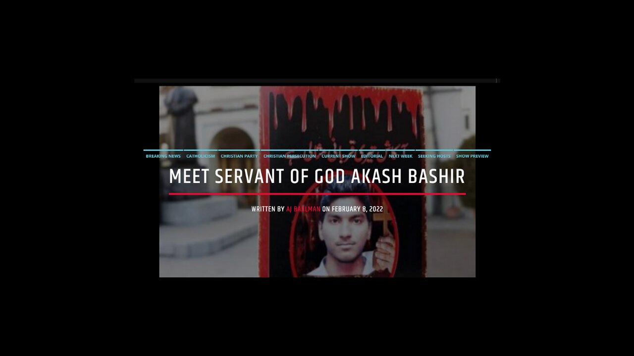 Meet Servant Of God Akash Bashir