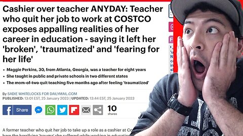 Teacher QUITS To Work For COSTCO