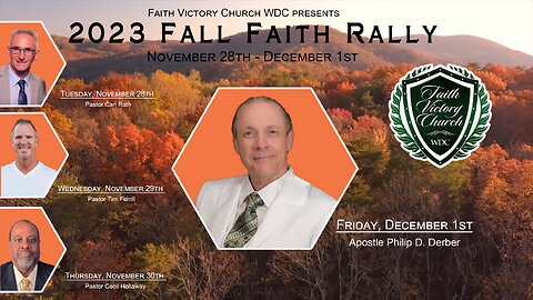 Fall Faith Rally - Thursday Night