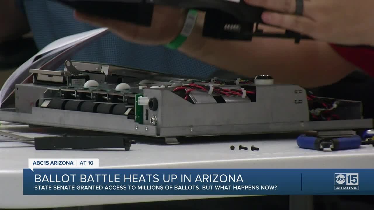 Ballot battle heats up in Arizona