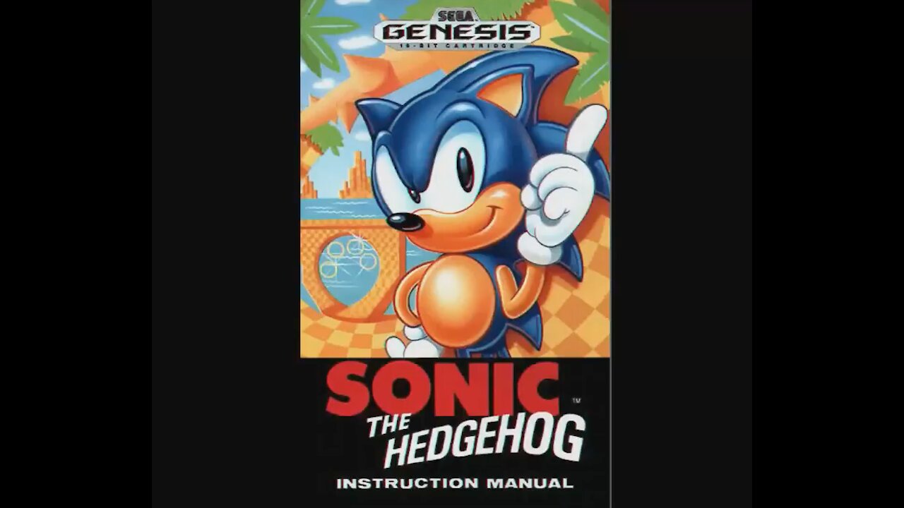 Sonic the Hedgehog - Game Manual (Genesis) (Instruction Booklet)